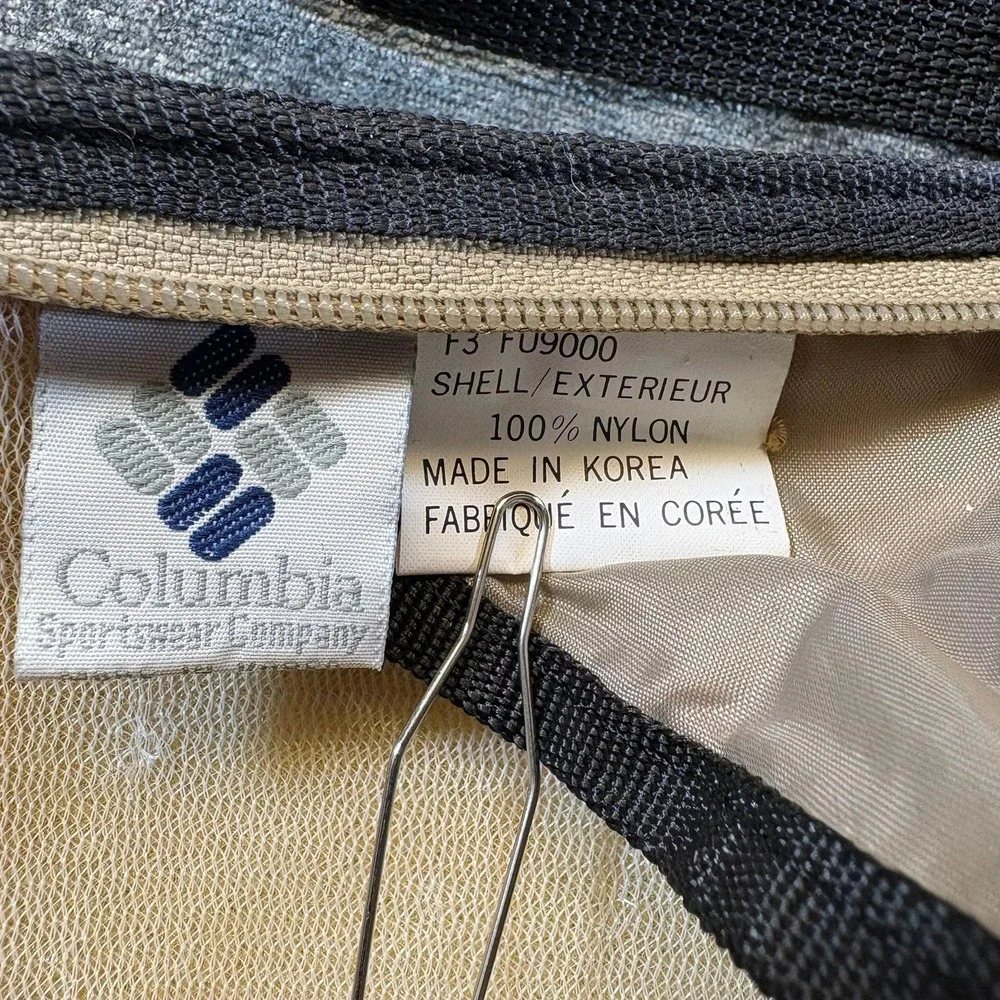 Columbia Crossbody Bag Unisex Tan Nylon Utility Outdoor Travel Pouch FU9000